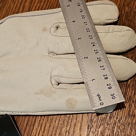 New stained 3M men's leather gloves with thinsulate - Picture 4 of 12
